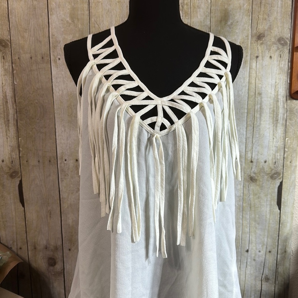 Adorable fringe blouse